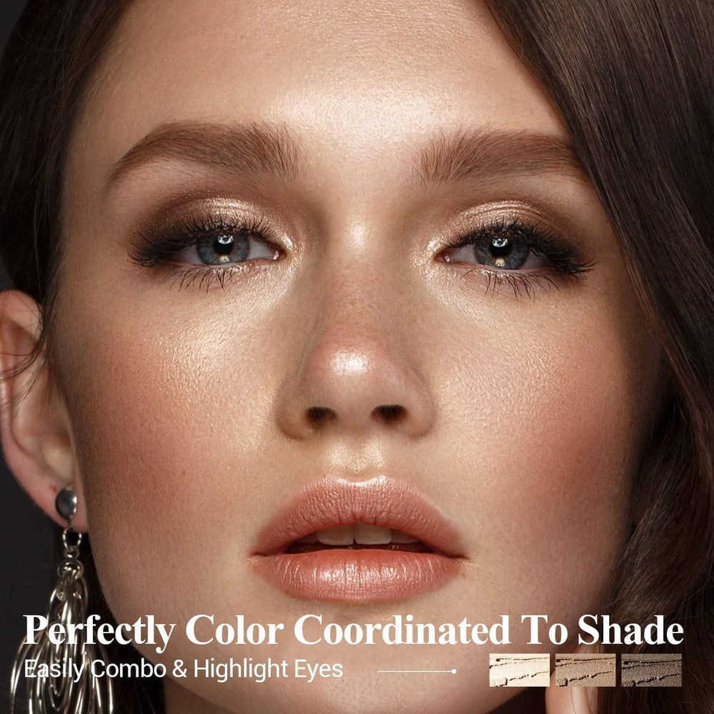 LUXAZA PRO swatches on skin showing pigmentation and coordinated tones benefit