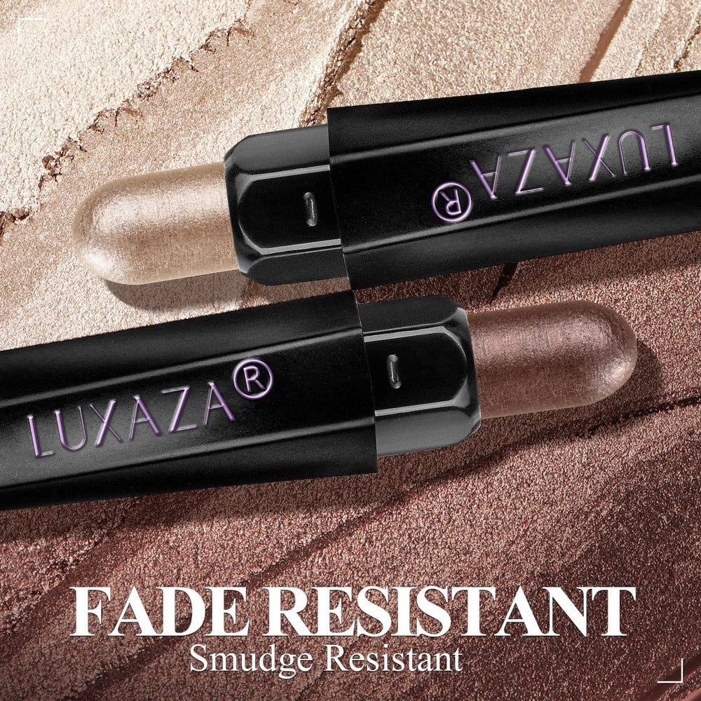 LUXAZA close-up of creamy stick tip demonstrating smooth application benefit
