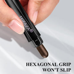 LUXAZA pencils in hand to show true size and portability