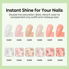 Luxbon nail apex comparison showing stronger structure and lifted midline support