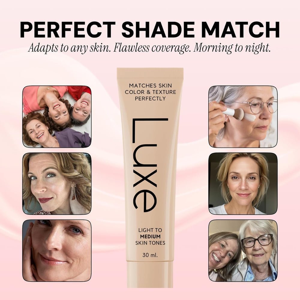 LUXE dispense pump delivering measured drops for precise, mess-free coverage