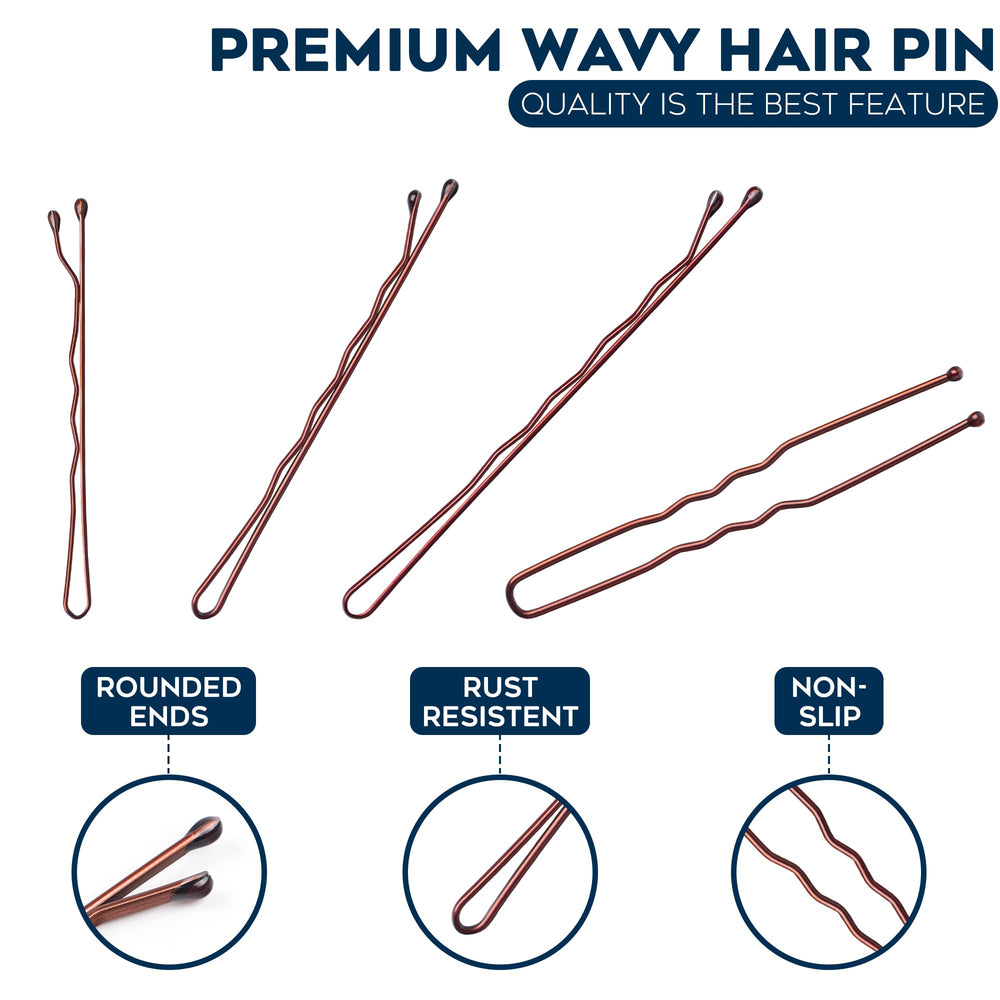 Luxurecourt array of different pin lengths displayed to help choose appropriate size