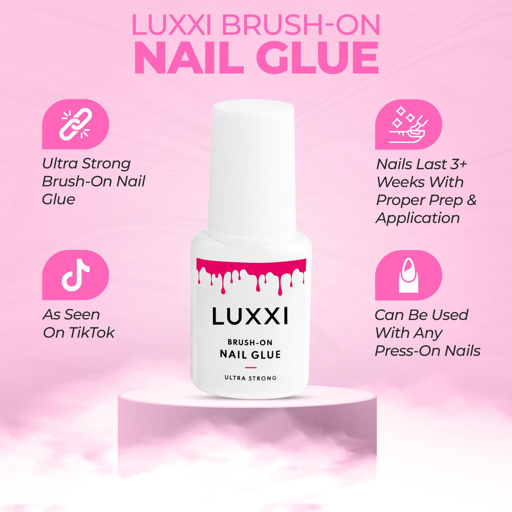LUXXI at-home manicure lifestyle scene showing easy salon look at home