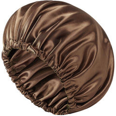 Luyfrsuu bonnet front view showing reversible satin and stylish protection