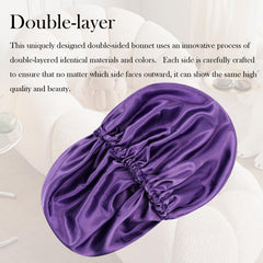 Luyfrsuu bonnet beside hand for scale illustrating roomy 13-inch diameter