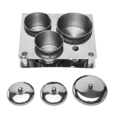 LVOERTUIG three cups securely seated in base for stable workstation use
