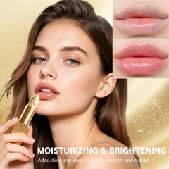 lxmtou application on lips demonstrating personalized tint and glossy finish