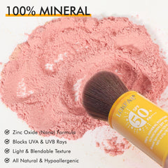 LYBHDAFA product used on face to set makeup and control shine