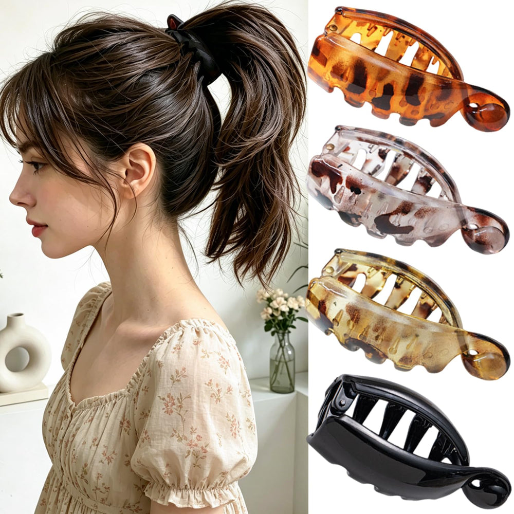 LYLYNB glossy front packaging showing set of four clips and stylish appeal