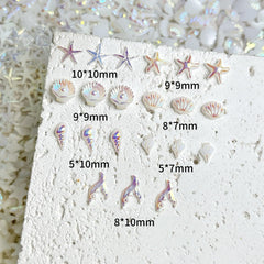 LYLYNB charms placed on a manicure showing durable 3D effect