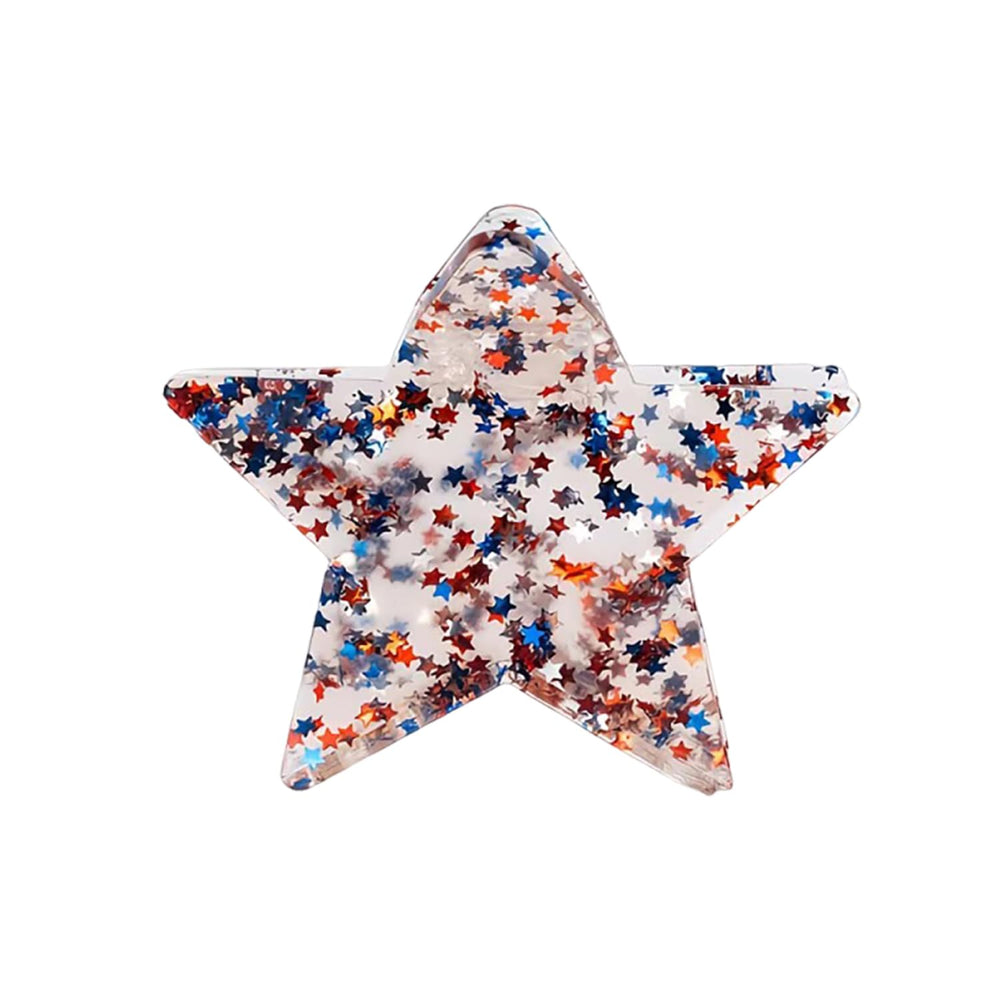 LYLYNB clip paired with party outfit showing holiday-ready styling and eye-catching detail