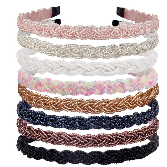 LYroo front packaging showing eight colorful headbands and storage benefit