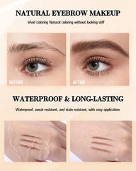 LYSdefeu brush and spoolie tools displayed for precise application and natural blending