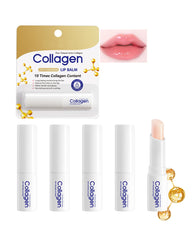 LYSdefeu front packaging of five-piece collagen lip balm set shows compact gift-ready design and hydration benefits