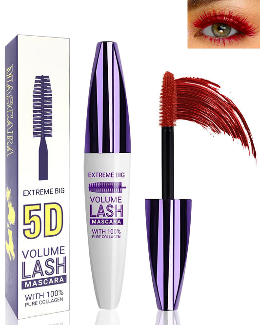 LYSdefeu front packaging showing red mascara tube and shade for bold color