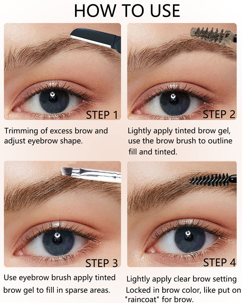 LYSdefeu texture swatch on skin showing tinted gel color and fibers