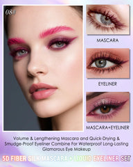 LYSdefeu liquid eyeliner felt tip close-up, demonstrates smooth precise application benefit
