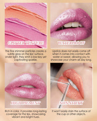 LYSdefeu texture closeup revealing fine glitter particles and smooth creamy finish benefit