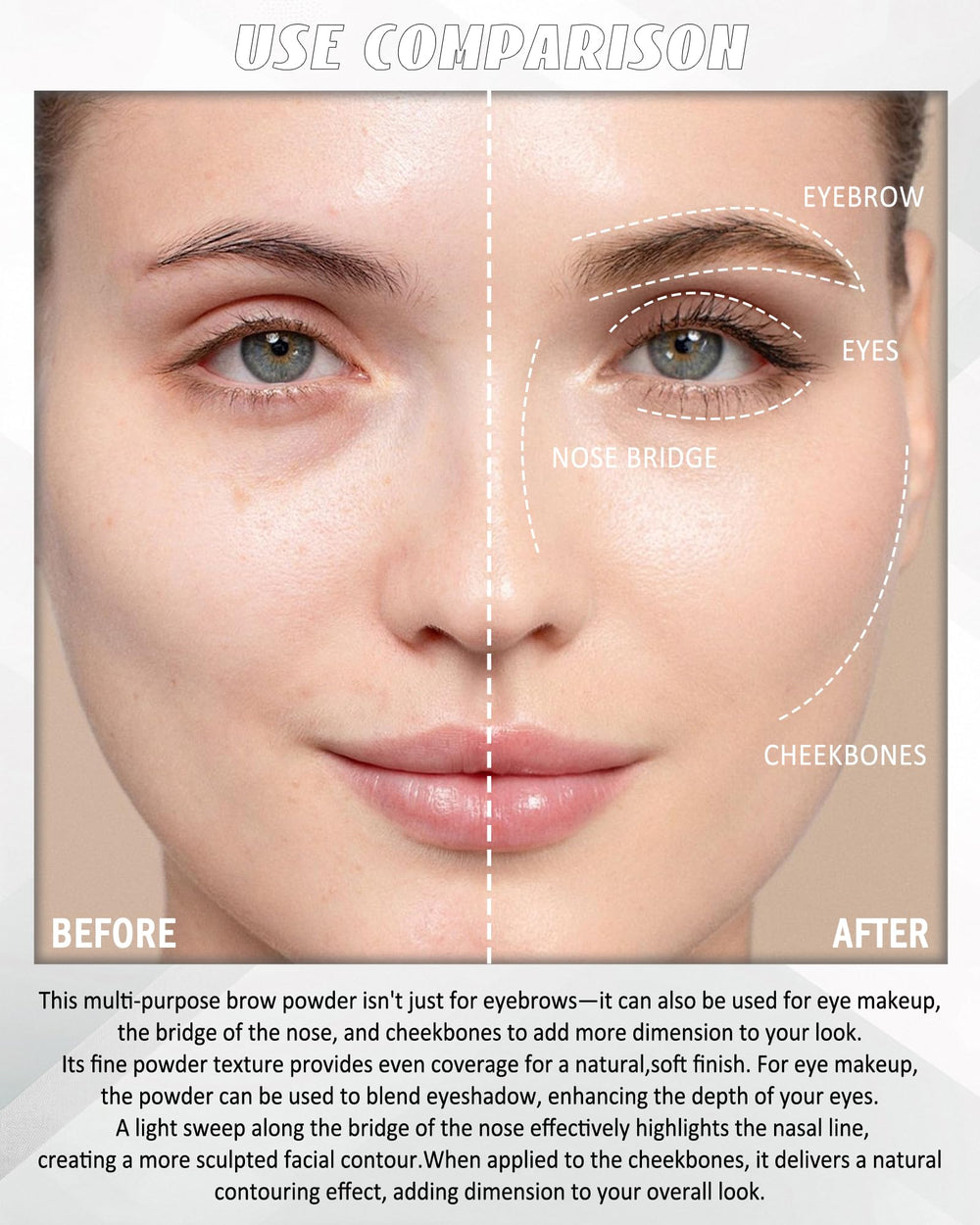 LYSdefeu powder texture macro highlighting fine, blendable formula