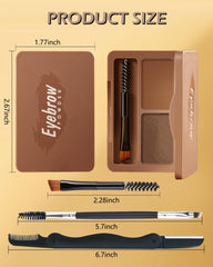 LYSdefeu travel flatlay with palette brush razor for easy portability