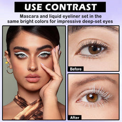 LZXLUKGIR applying mascara on lashes for visible length and volume