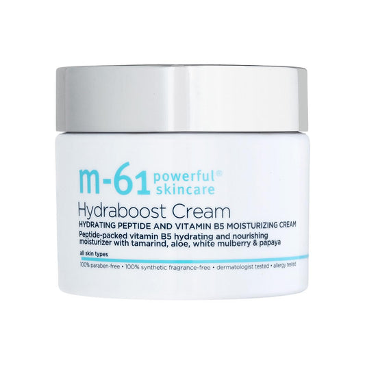 m-61 jar front view showing sleek packaging and brand clarity for shelf appeal
