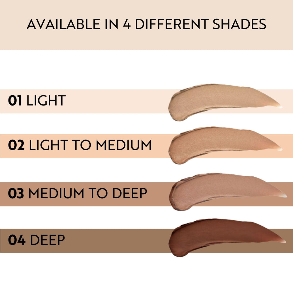 M. Asam application on model with fair skin showing natural matte benefit