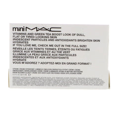 M.A.C Pinklite creamy texture close-up with pink pearls, demonstrates smooth blendable finish