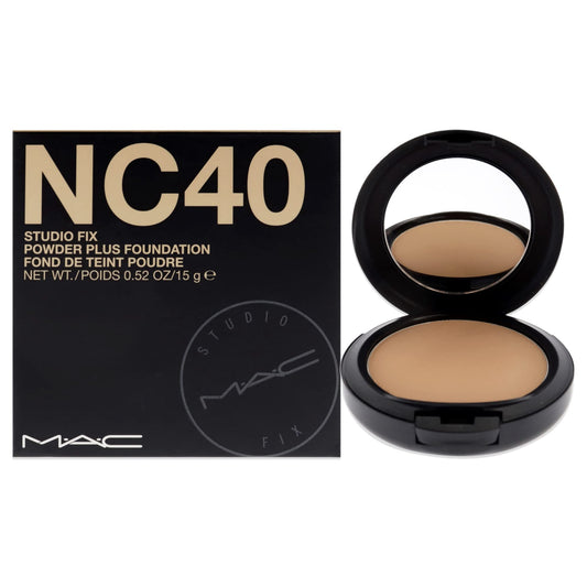 MAC Studio Fix compact front view shows sleek packaging and travel convenience