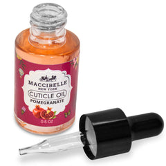 Maccibelle glass dropper close-up demonstrating precise, sanitary application benefit