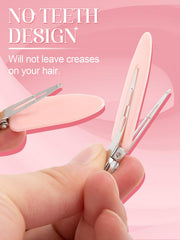 MADHOLLY close-up of clip interior showing smooth surface to prevent hair creases