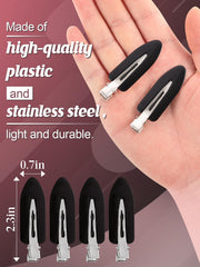 MADHOLLY clips arranged on bathroom vanity demonstrating convenience during skincare
