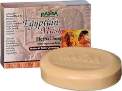 Madina bar soap front packaging showing Egyptian Musk scent and elegant design