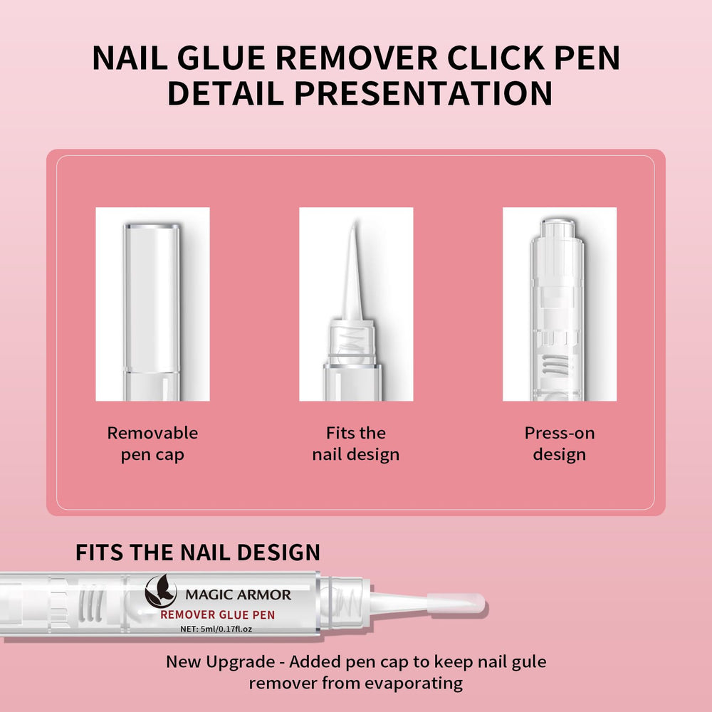 MAGIC ARMOR click removal pen detail for precise drops