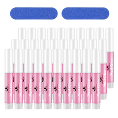 MAGIC ARMOR front packaging showing 30 glue tubes and nail files for salon convenience