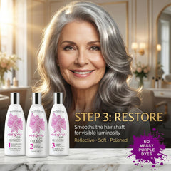 Maison 276 visible before and after reducing brassiness and improving reflectivity