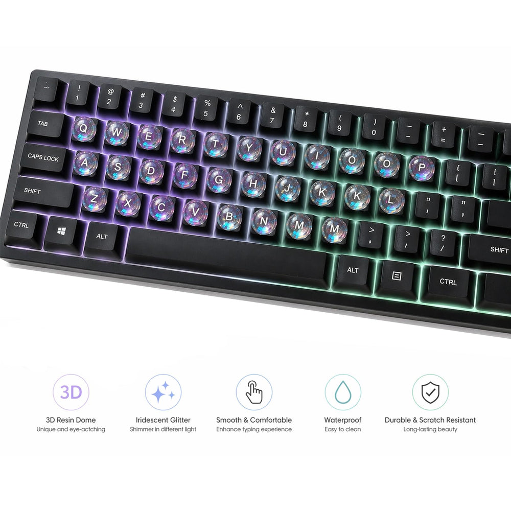 Maituifos applied on keys while person with long nails types for nail protection