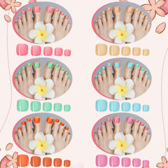 Maitys application in use demonstrating quick at-home pedicure convenience