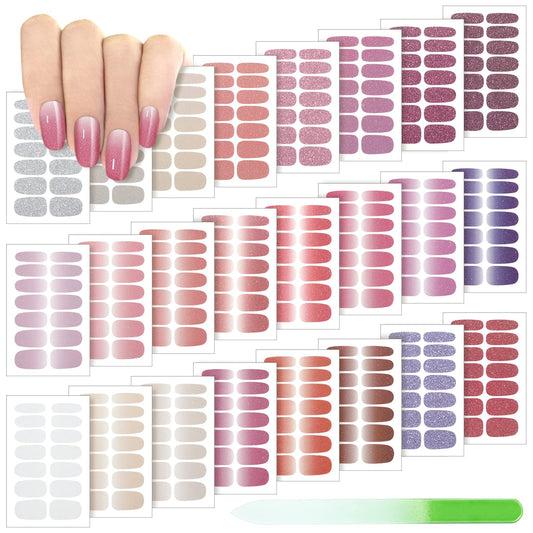 Maitys front packaging showing 24-sheet kit and nail file, clear kit benefit