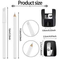 Maitys pencil tip close-up showing creamy white core and precise application