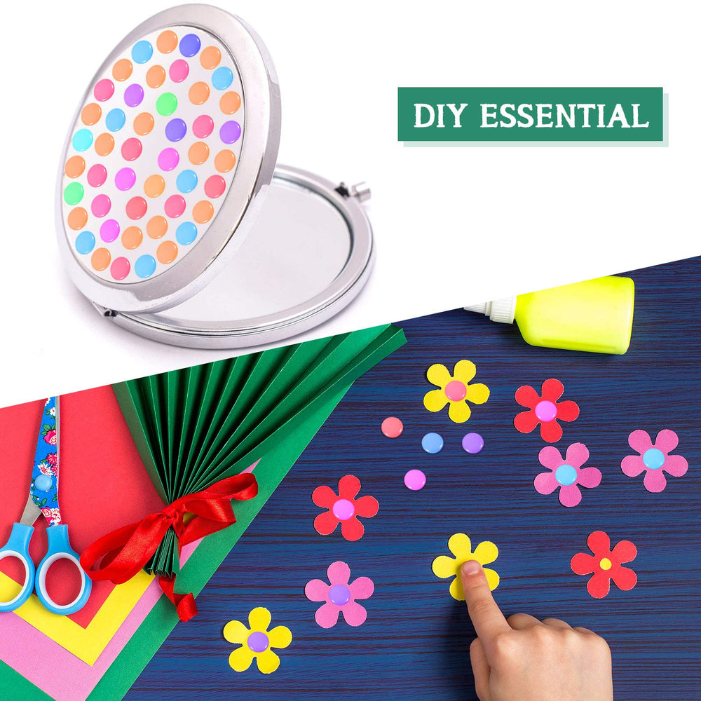 Maitys packaged stickers and tips laid out showing organized inventory benefit