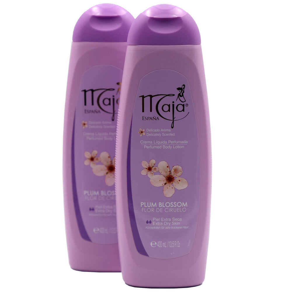Maja front packaging showing bottle and label, conveying moisturizing benefits