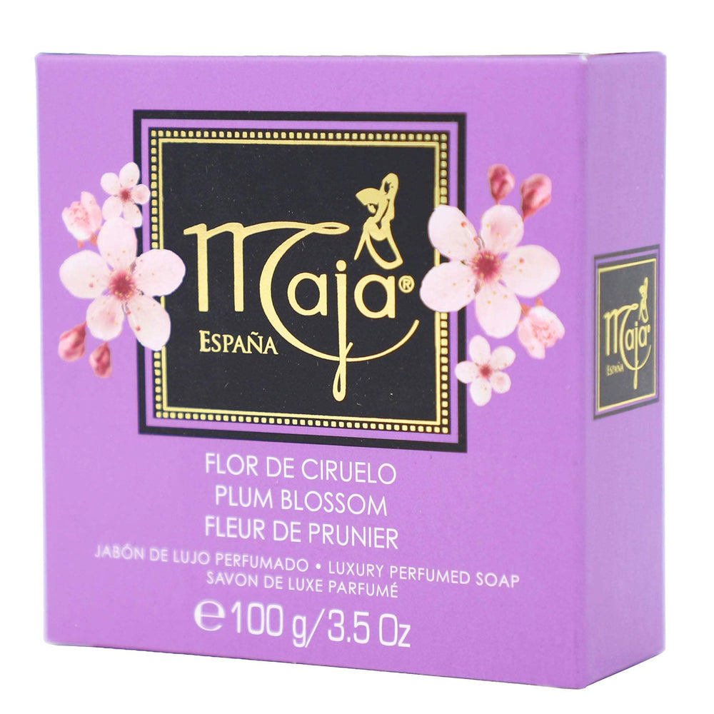 Maja soap lather close-up showing creamy foam and gentle cleansing benefit
