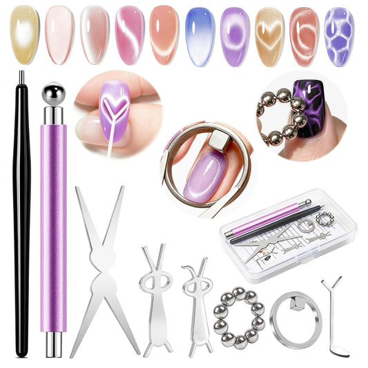 Majeree front packaging showing full 8PCS kit and storage box benefit organization