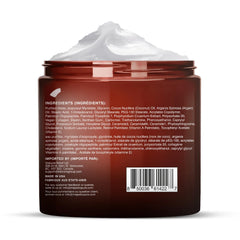 Majestic Pure ingredients layout featuring argan oil and antioxidant benefit