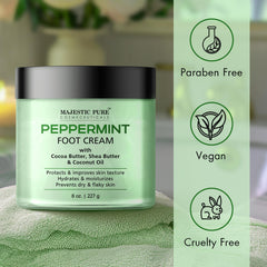 Majestic Pure label and ingredient list highlighting natural components and gentle formulation benefit