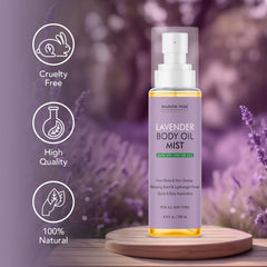 Majestic Pure bottle next to ruler illustrating 6.8 fl oz size and travel-friendly volume benefit