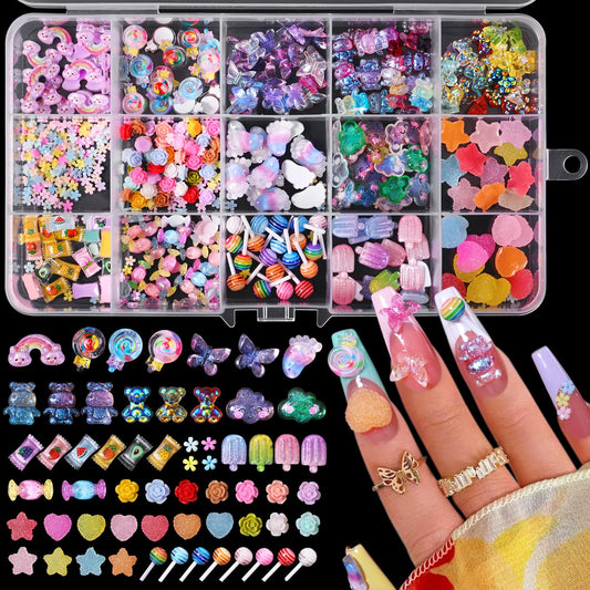 Major Dijit boxed set front view showing 15 colorful charms for easy selection