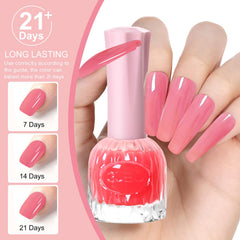 Major Dijit painted nails in lifestyle scene demonstrating wearable coral appeal