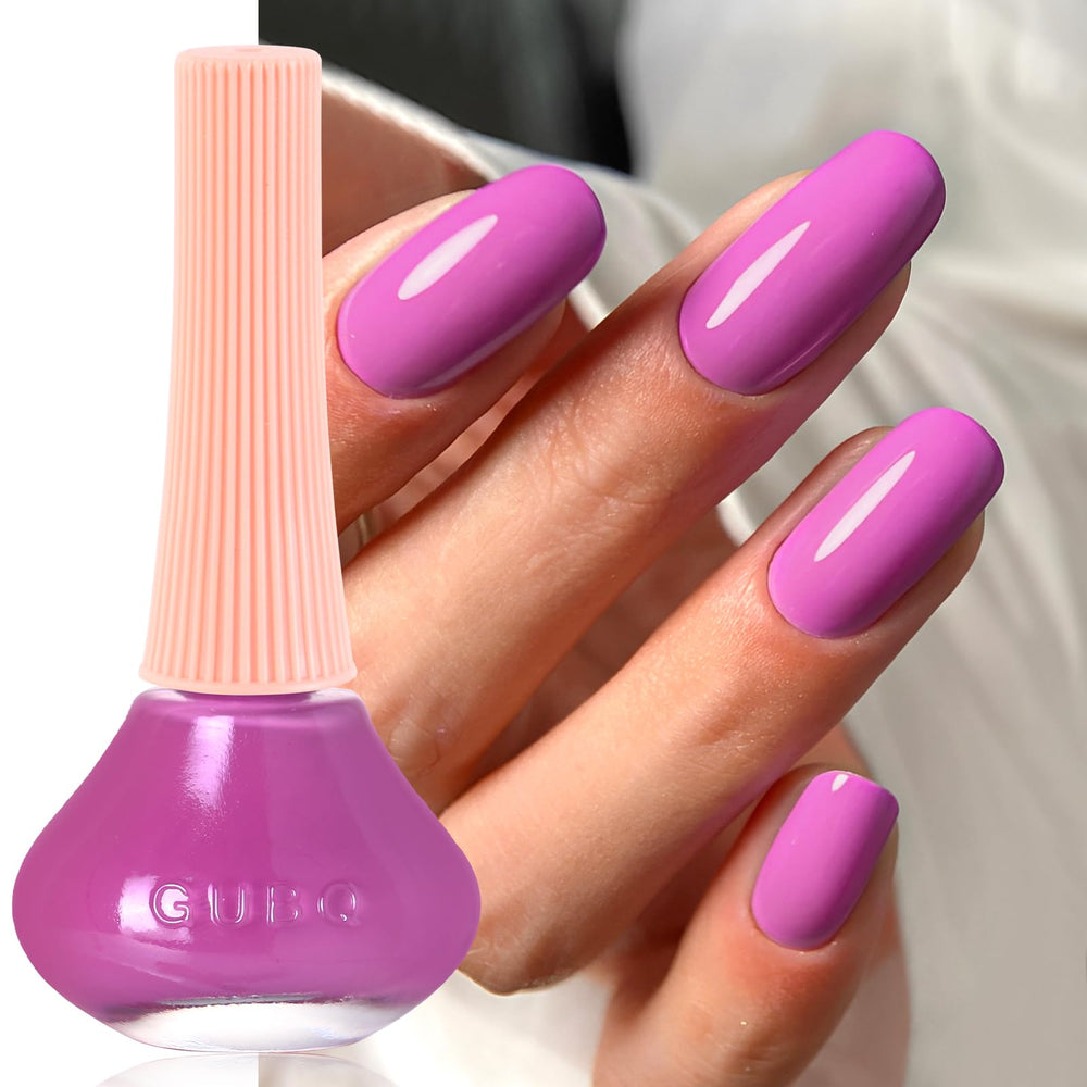 Major Dijit brush stroke of magenta purple lacquer displaying smooth application